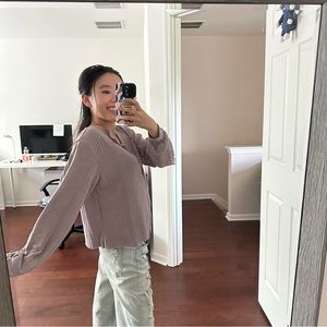 Shein relaxed sweater in mauve/lavender purple in size XS